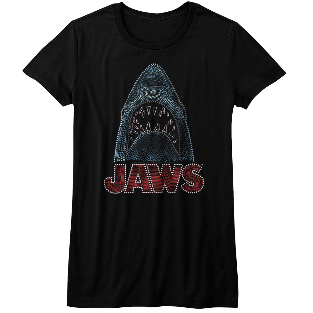 Jaws Be-Dazzled Ladies T-Shirt