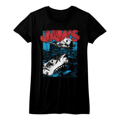 Jaws Great White Ladies T-Shirt