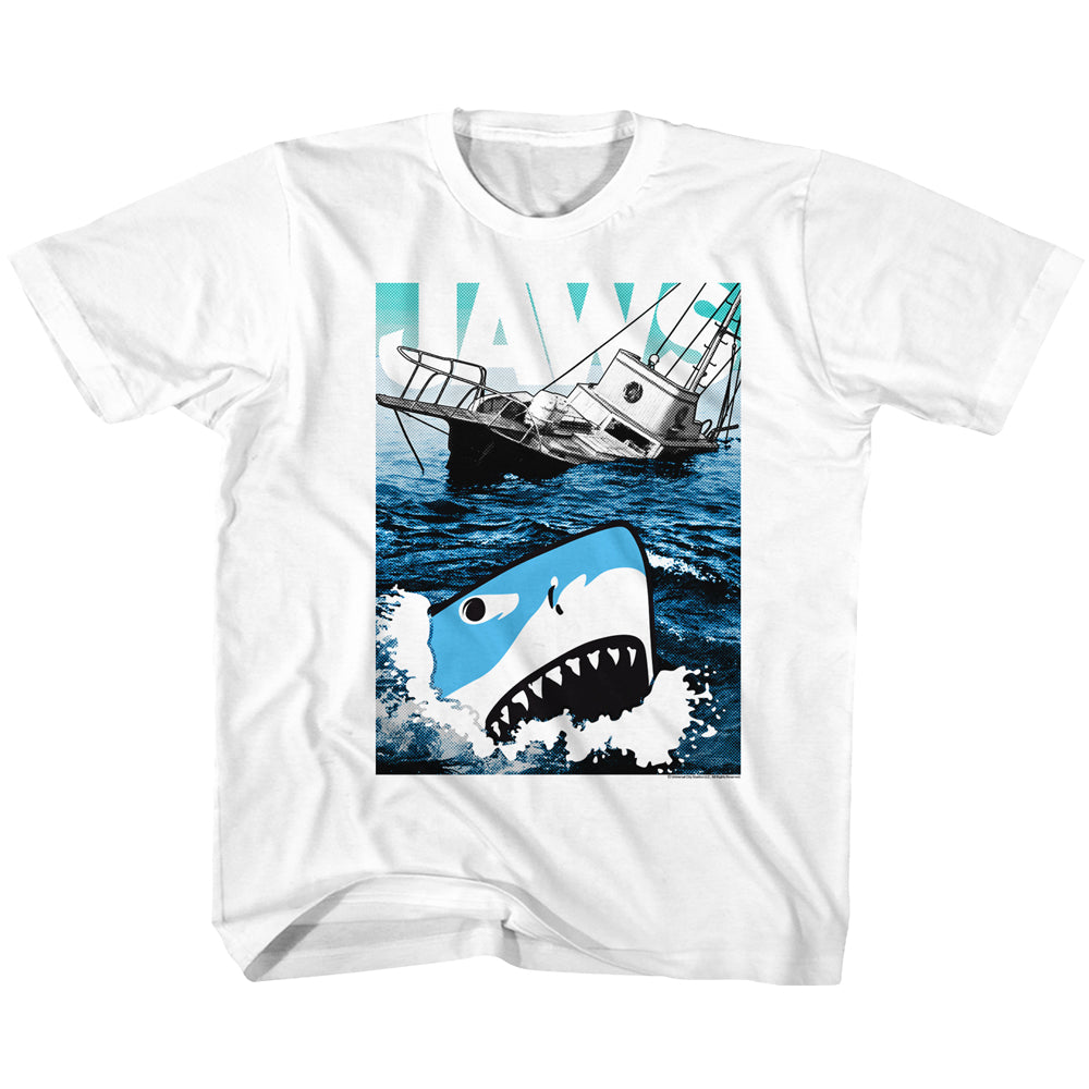 Jaws Cartoon Sharko Toddler T-Shirt