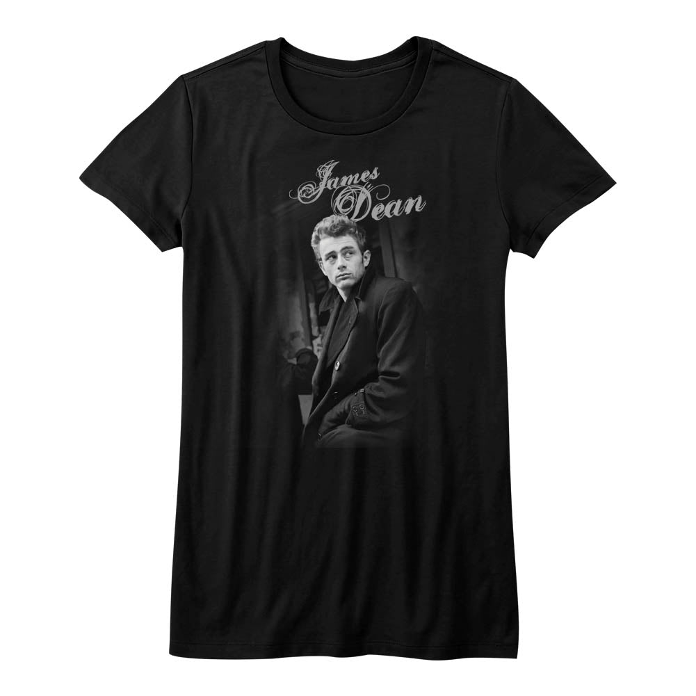 James Dean Dean Leaning Ladies T-Shirt