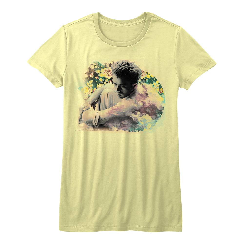 James Dean Cloudy Juniors T-Shirt