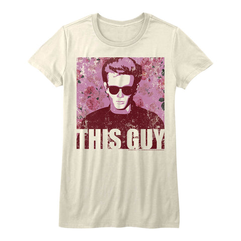 James Dean Flowery Dean Ladies T-Shirt