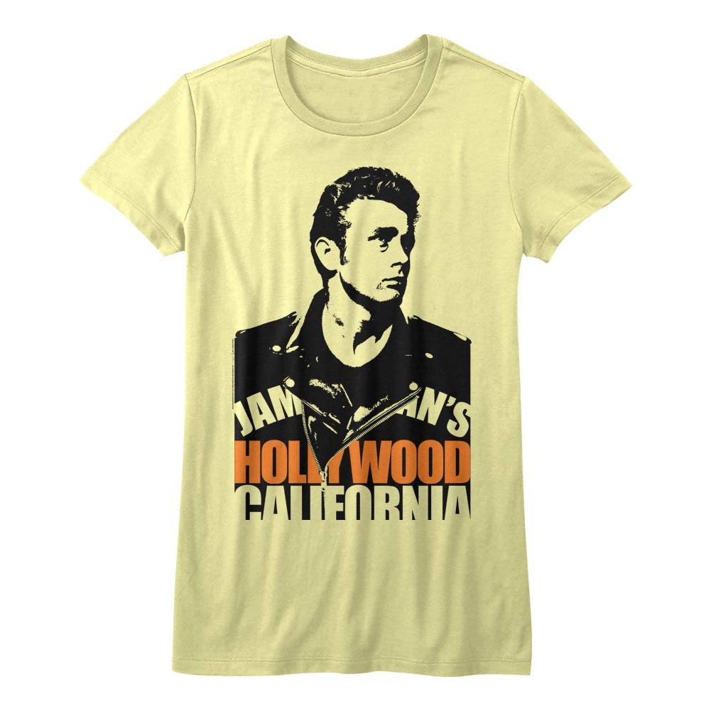 James Dean Blocked Out Juniors T-Shirt