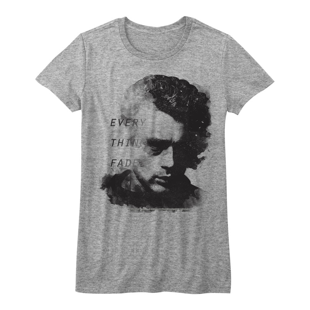 James Dean Everything Fades Juniors T-Shirt