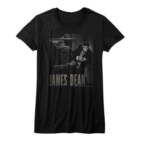 James Dean Camera Ladies T-Shirt