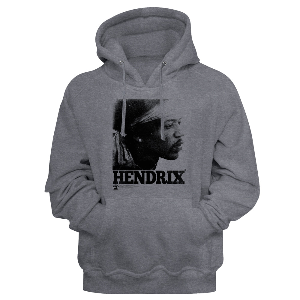 Jimi Hendrix Vintage Face Adult SweaT-Shirt W/Hood