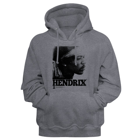 Jimi Hendrix Vintage Face Adult SweaT-Shirt W/Hood