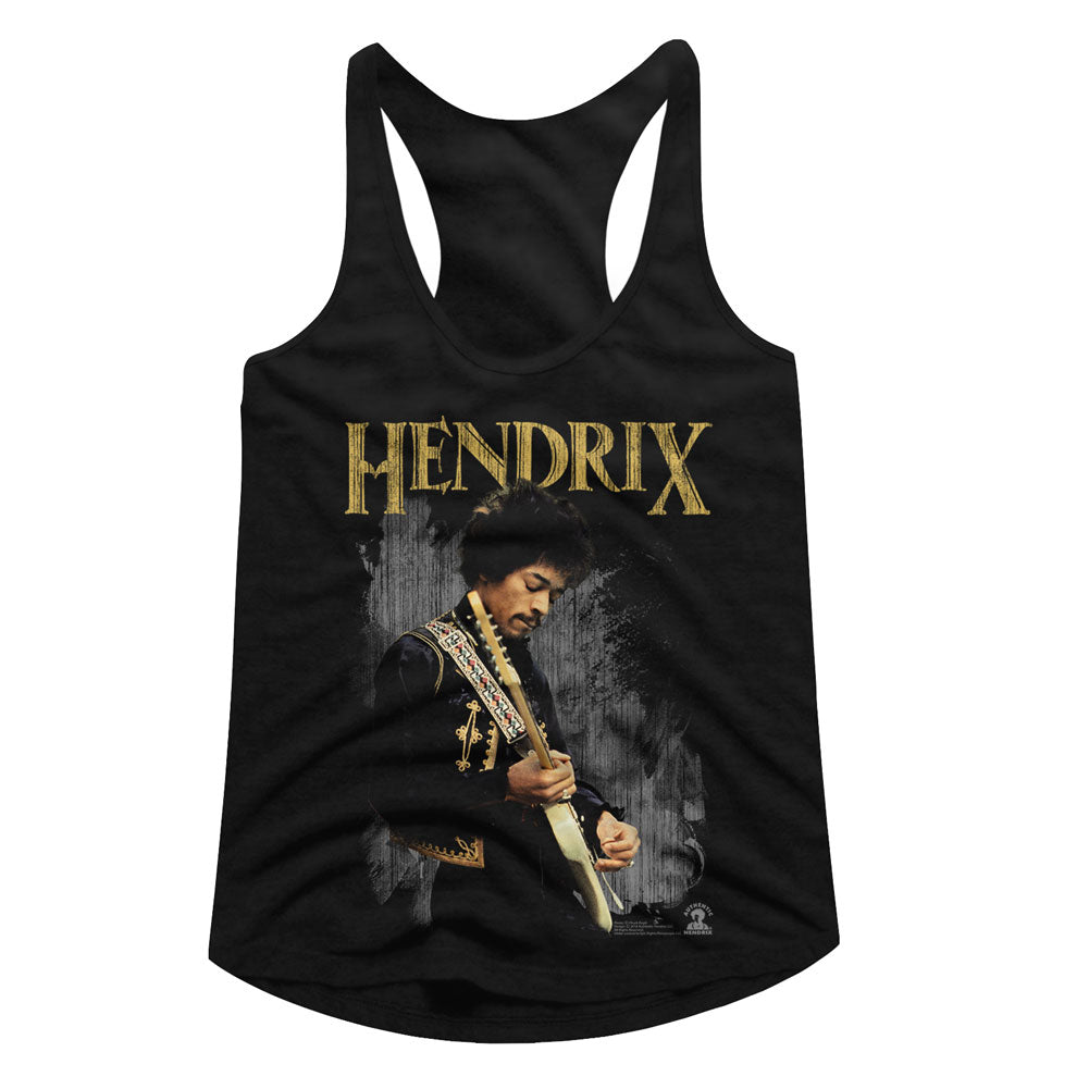 Jimi Hendrix Hendirx Ladies Racerback
