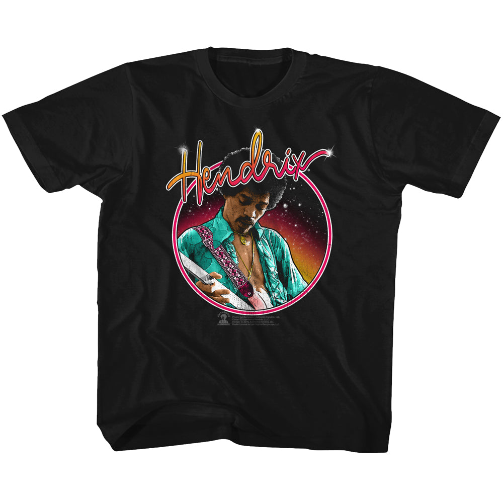Jimi Hendrix Neon Toddler T-Shirt