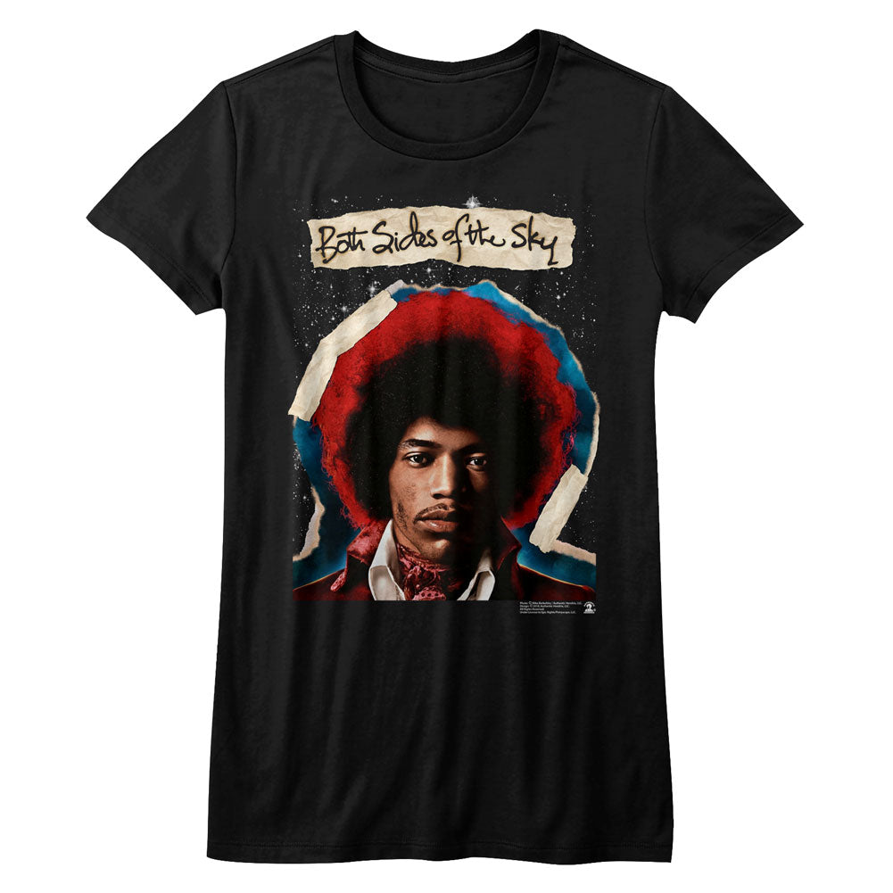 Jimi Hendrix Both Sides Ladies T-Shirt