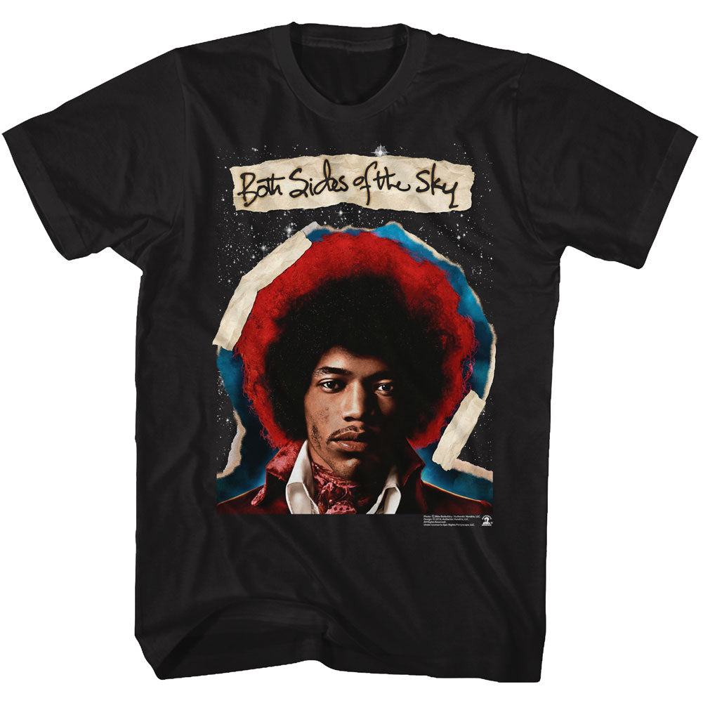 Jimi Hendrix Both Sides Adult T-Shirt