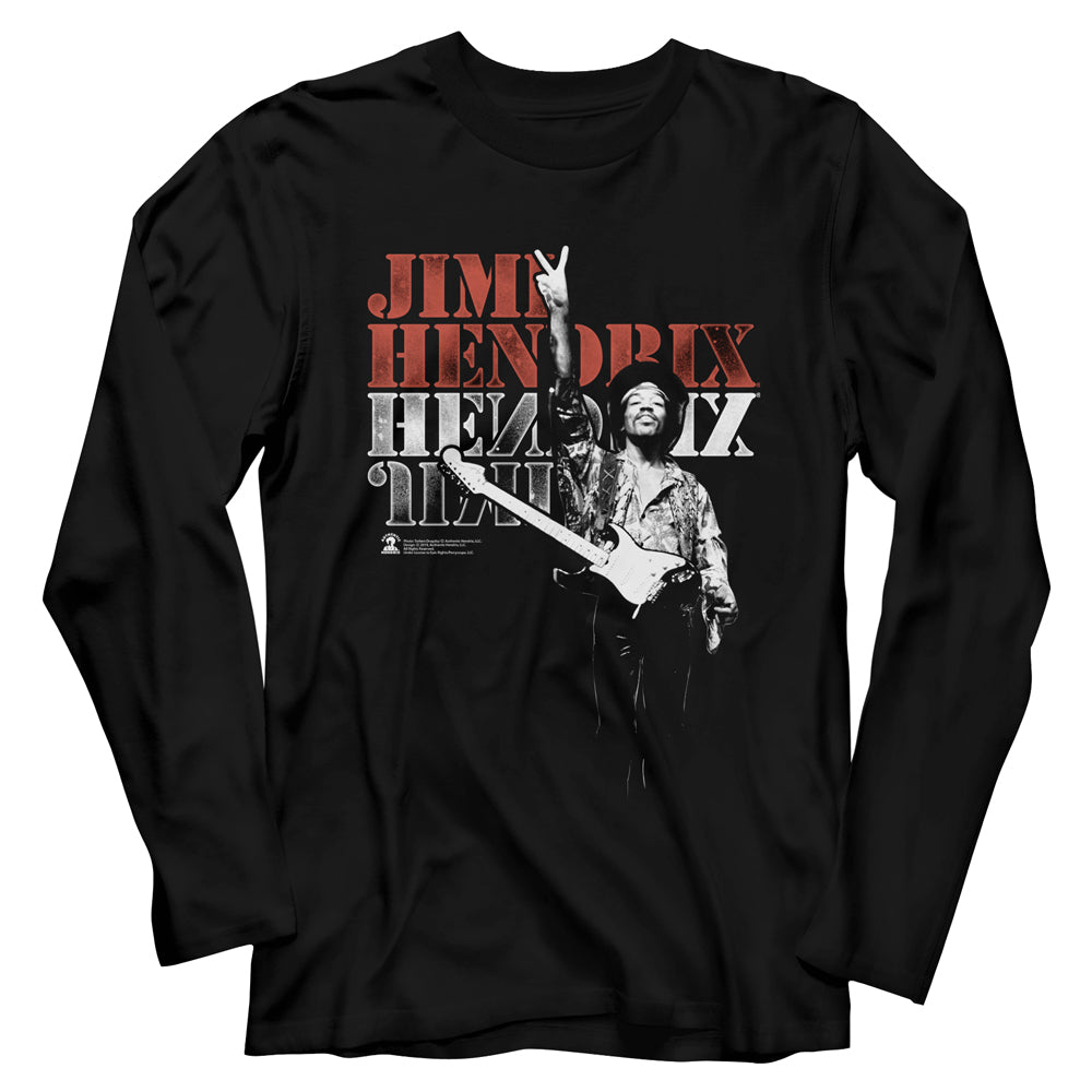 Jimi Hendrix Jimipeace Adult T-Shirt