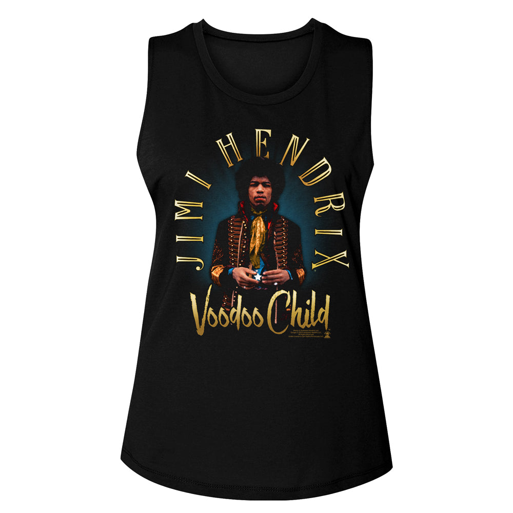 Jimi Hendrix Newdoo Child Ladies Tank
