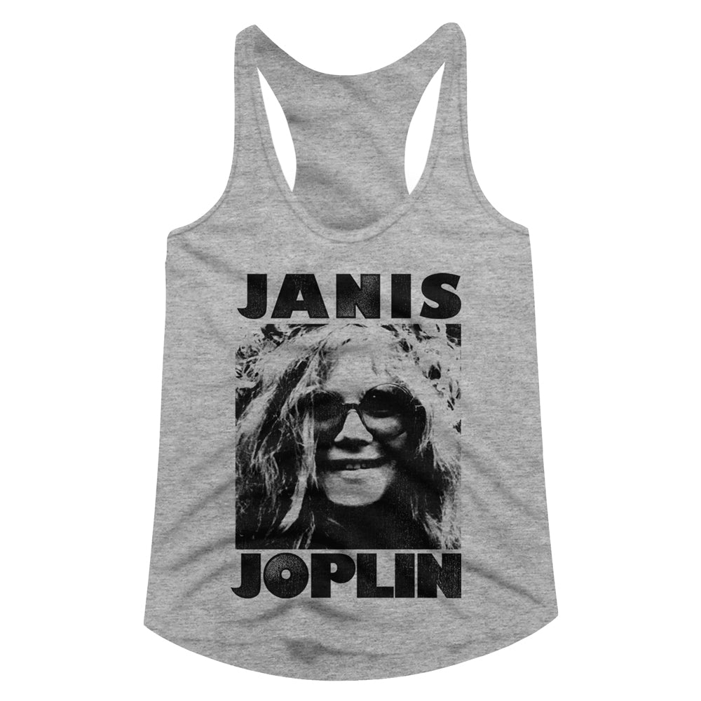 Janis Joplin Janis Ladies Racerback