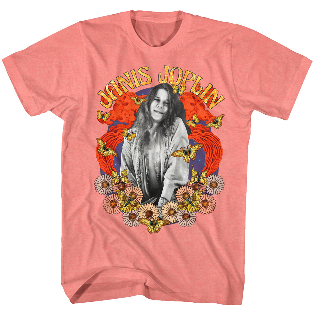 Janis Joplin Collage Adult T-Shirt