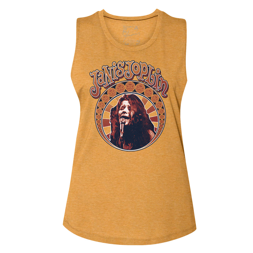 Janis Joplin Nouveau Circle Ladies Tank