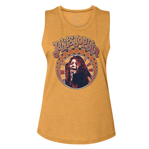 Janis Joplin Nouveau Circle Ladies Tank