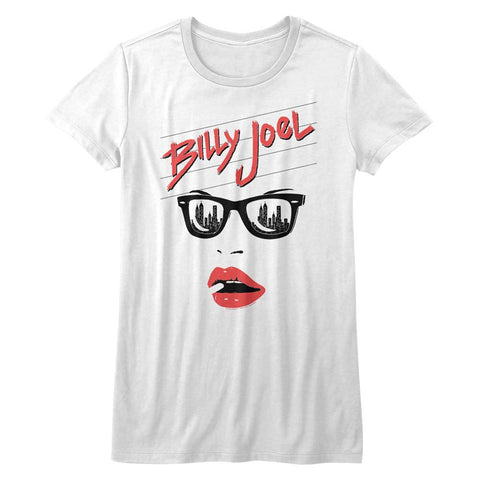 Billy Joel Lips Ladies T-Shirt