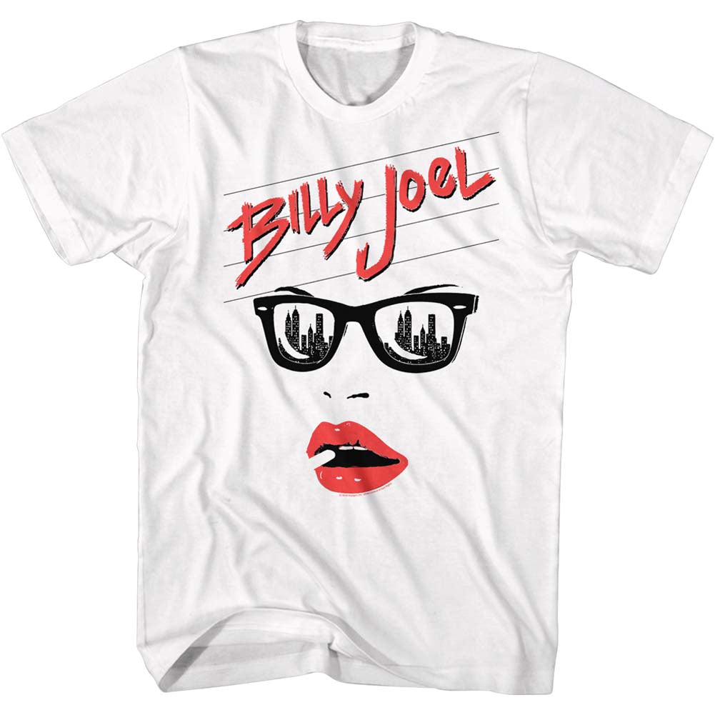 Billy Joel Lips Adult T-Shirt