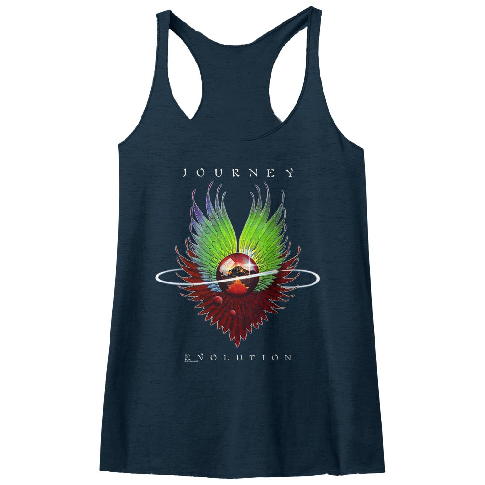 Journey Evolution Ladies Raw Edge Racerback