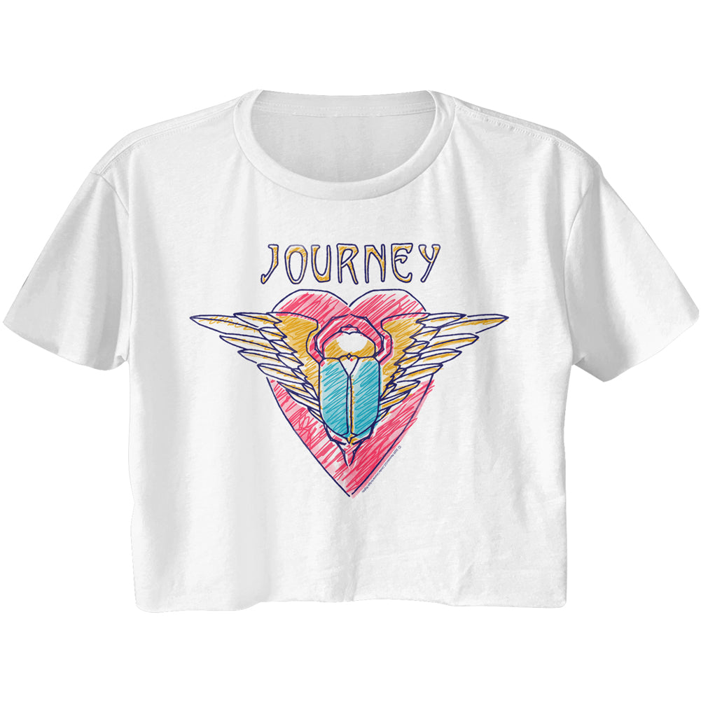 Journey Scribble Scarab  Women's Festival Cali Crop