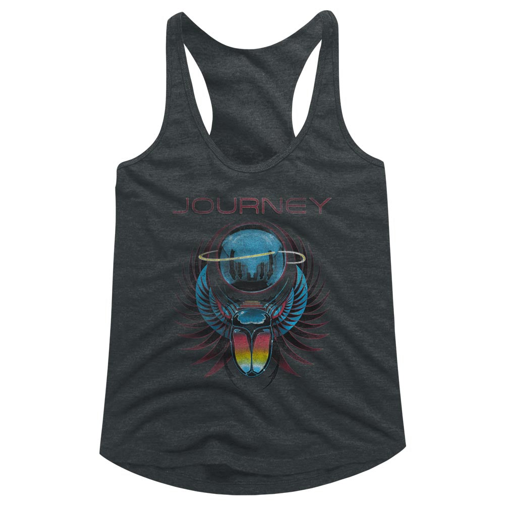 Journey Beetle Planet Ladies Racerback