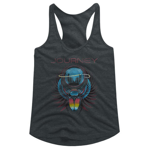 Journey Beetle Planet Ladies Racerback