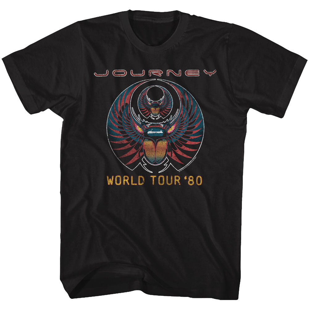 Journey World Tour 80 Adult T-Shirt