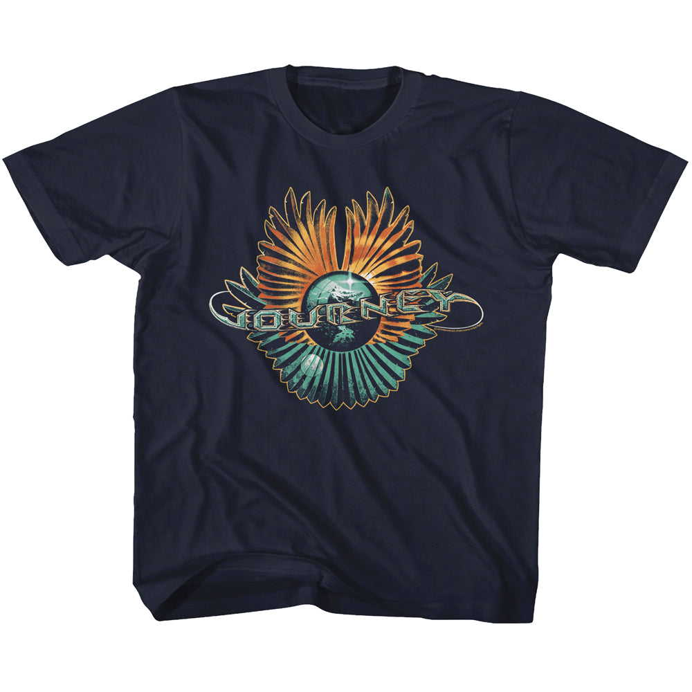 Journey Orange And Teal Youth T-Shirt