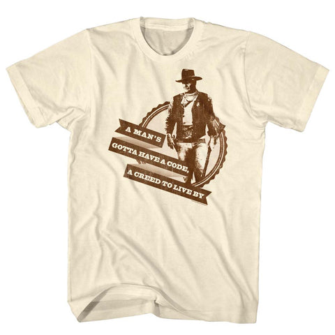 John Wayne Creed And Code Men'S T-Shirt