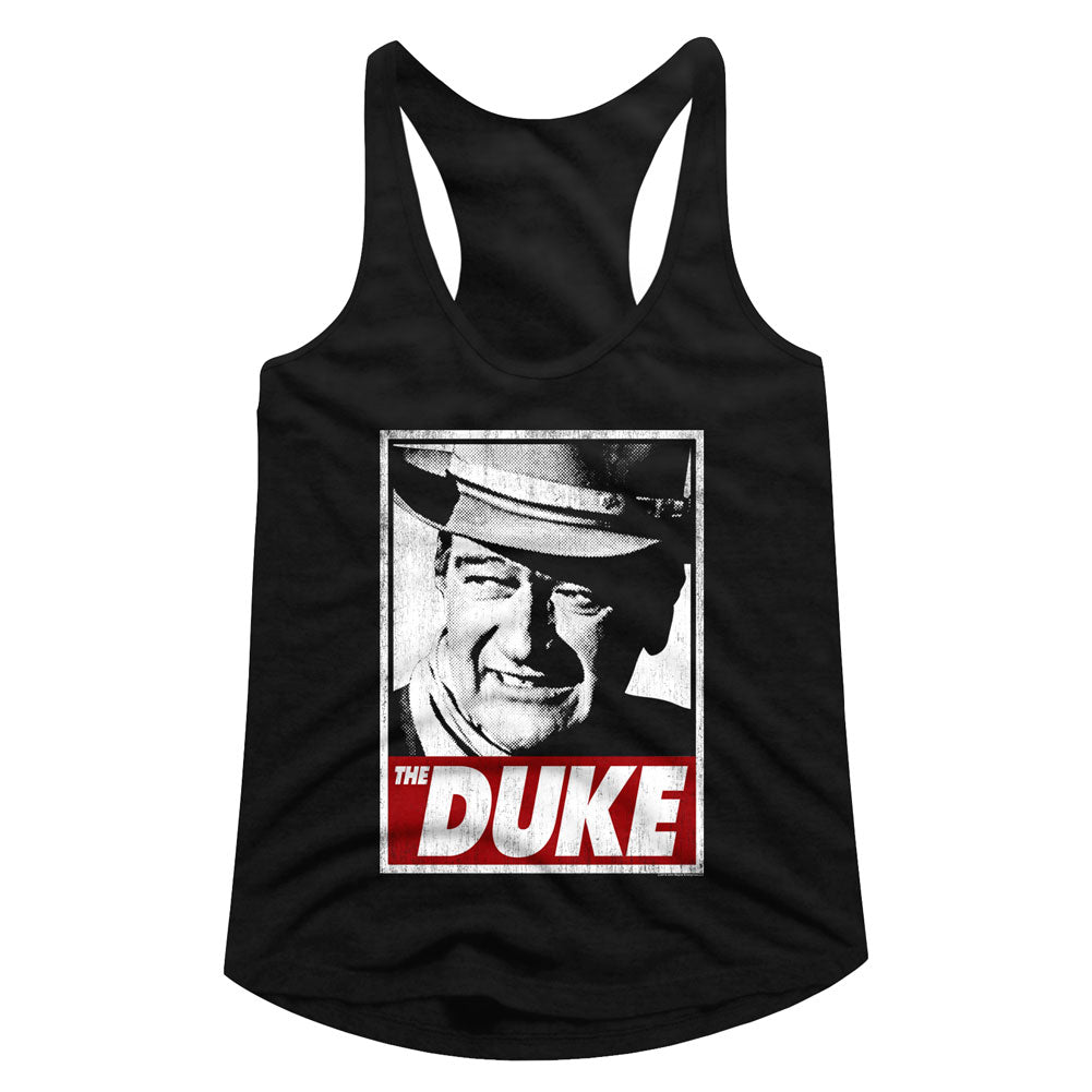 John Wayne Tha Duke Ladies Racerback