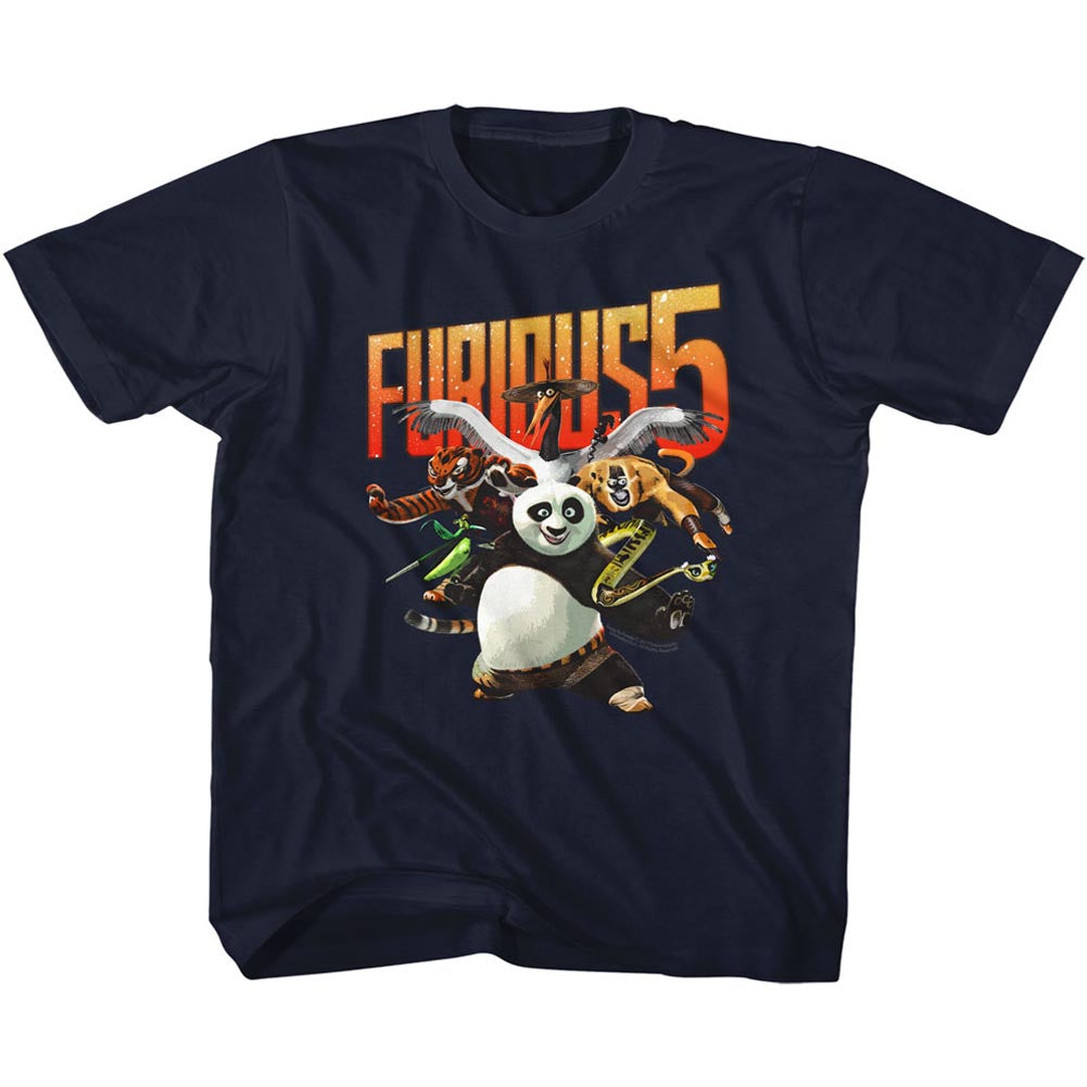Kung Fu Panda Furious 5 Youth T-Shirt