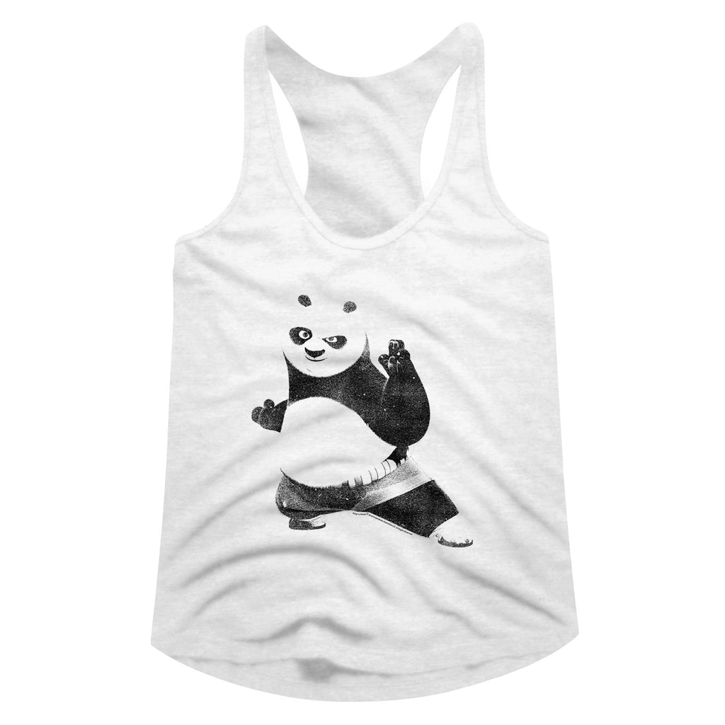 Kung Fu Panda Strike A Pose Ladies Racerback