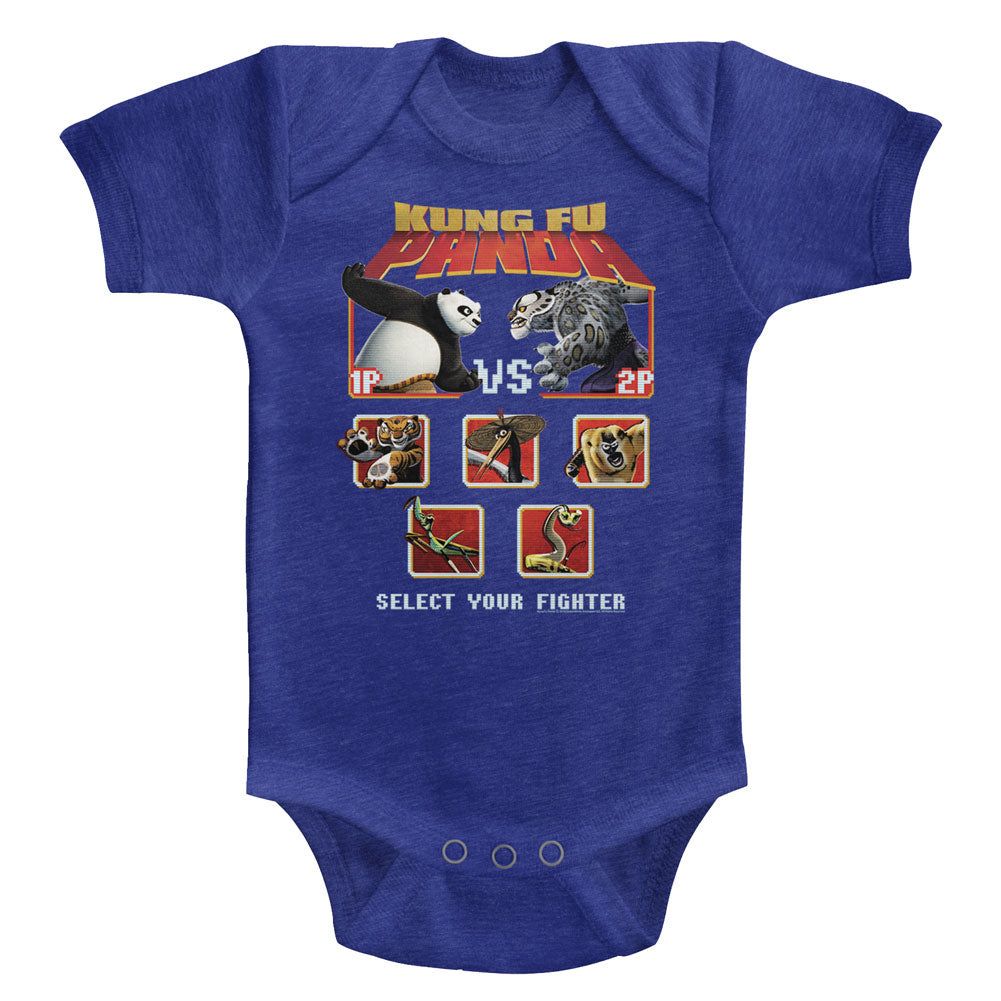 Kung Fu Panda Versus Baby Heather Bodysuit