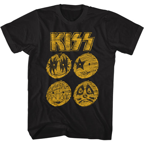 Kiss Band Sketch Men's T-Shirt