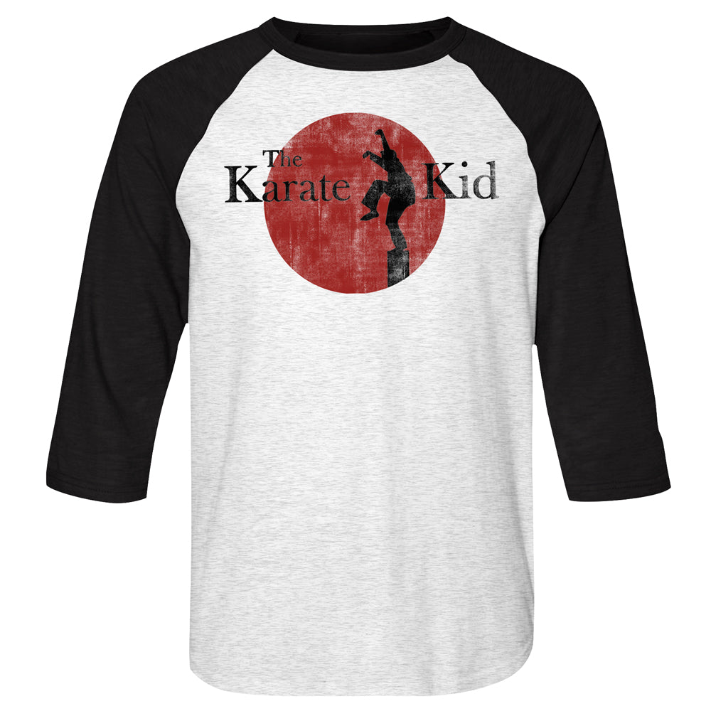 Karate Kid 80S Logo Men's Raglan