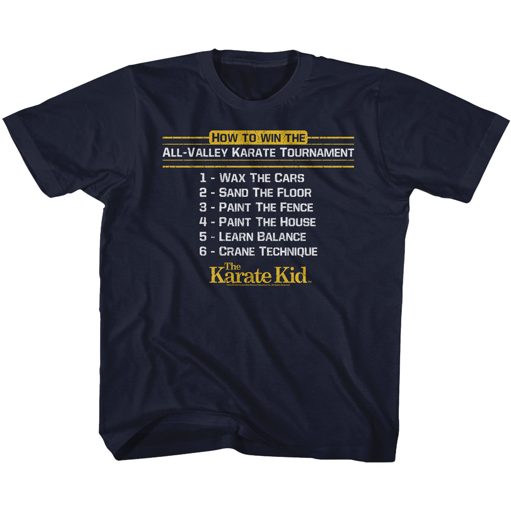 Karate Kid How To  Youth T-Shirt