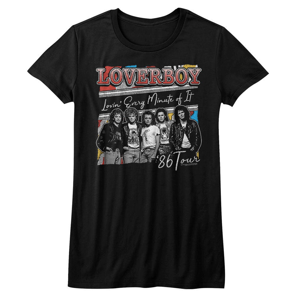 Loverboy Lovin Every Min Tour Ladies T-Shirt