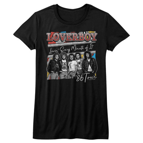 Loverboy Lovin Every Min Tour Ladies T-Shirt