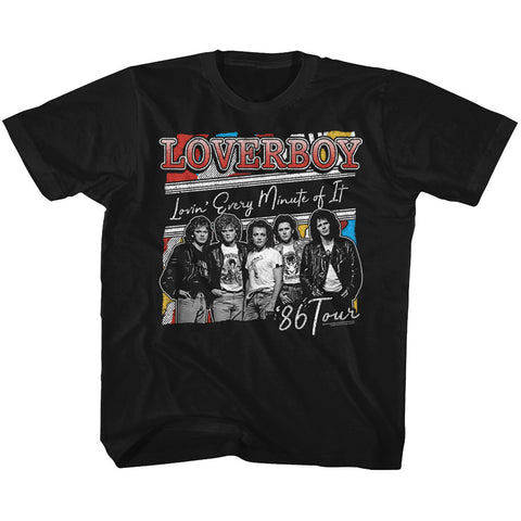 Loverboy Lovin Every Min Tour Youth T-Shirt