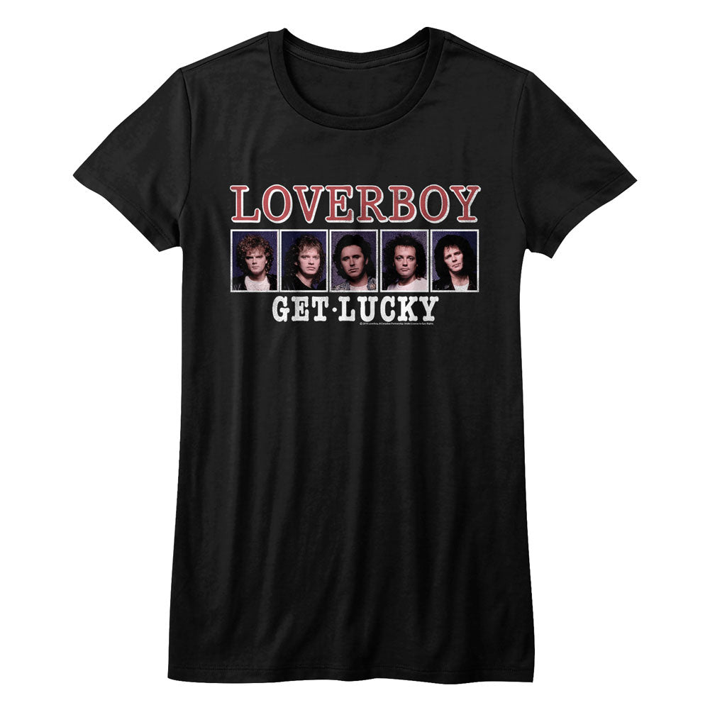 Loverboy Get Lucky Ladies T-Shirt
