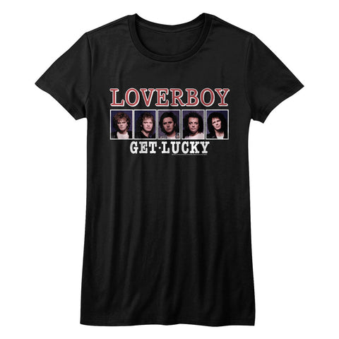 Loverboy Get Lucky Ladies T-Shirt