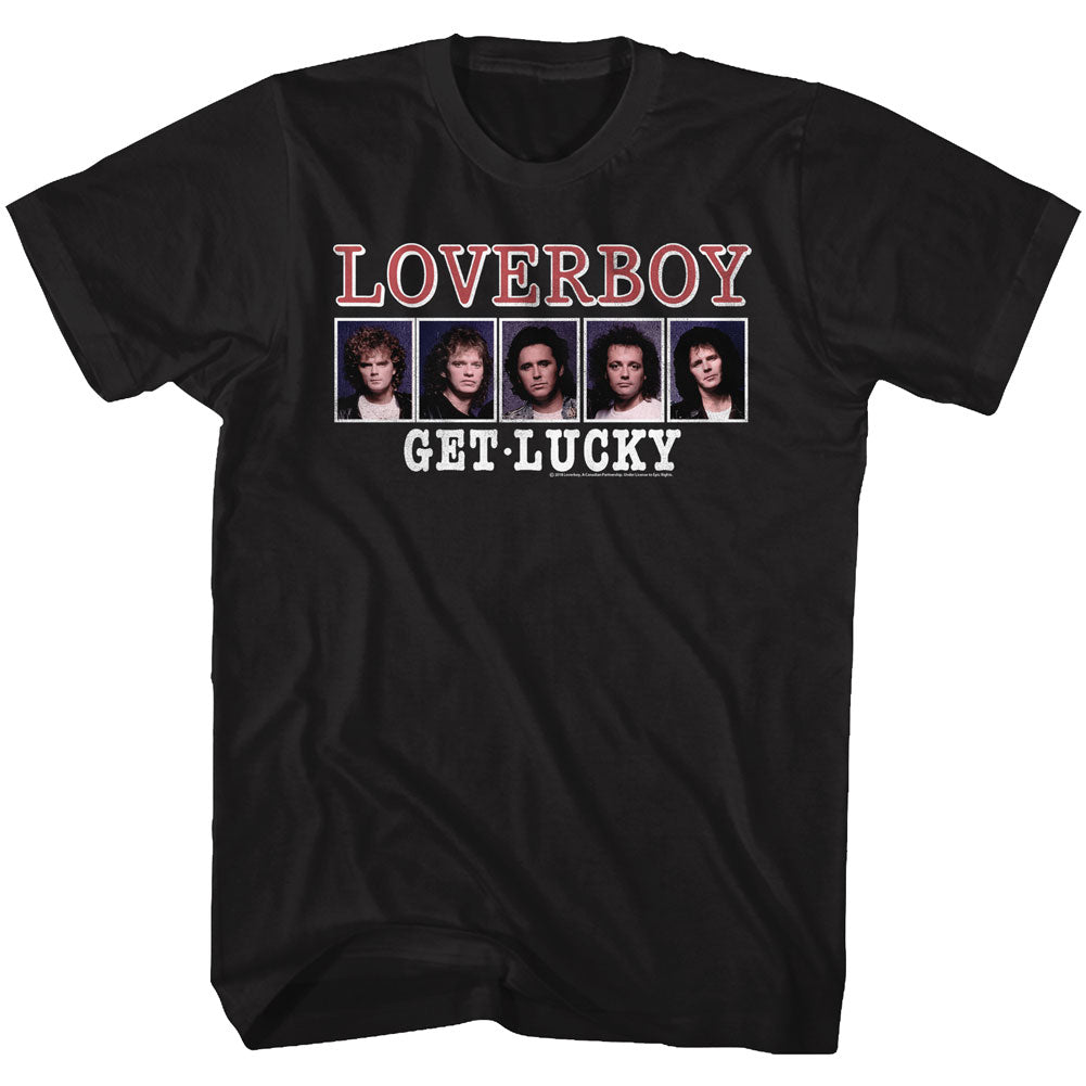 Loverboy Get Lucky Adult T-Shirt