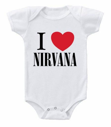 Nirvana Heart Baby Bodysuit