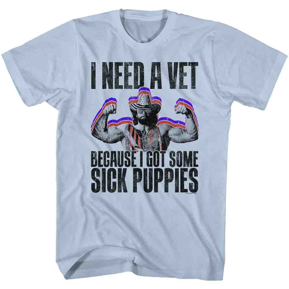Macho Man Sick Puppies Men'S T-Shirt