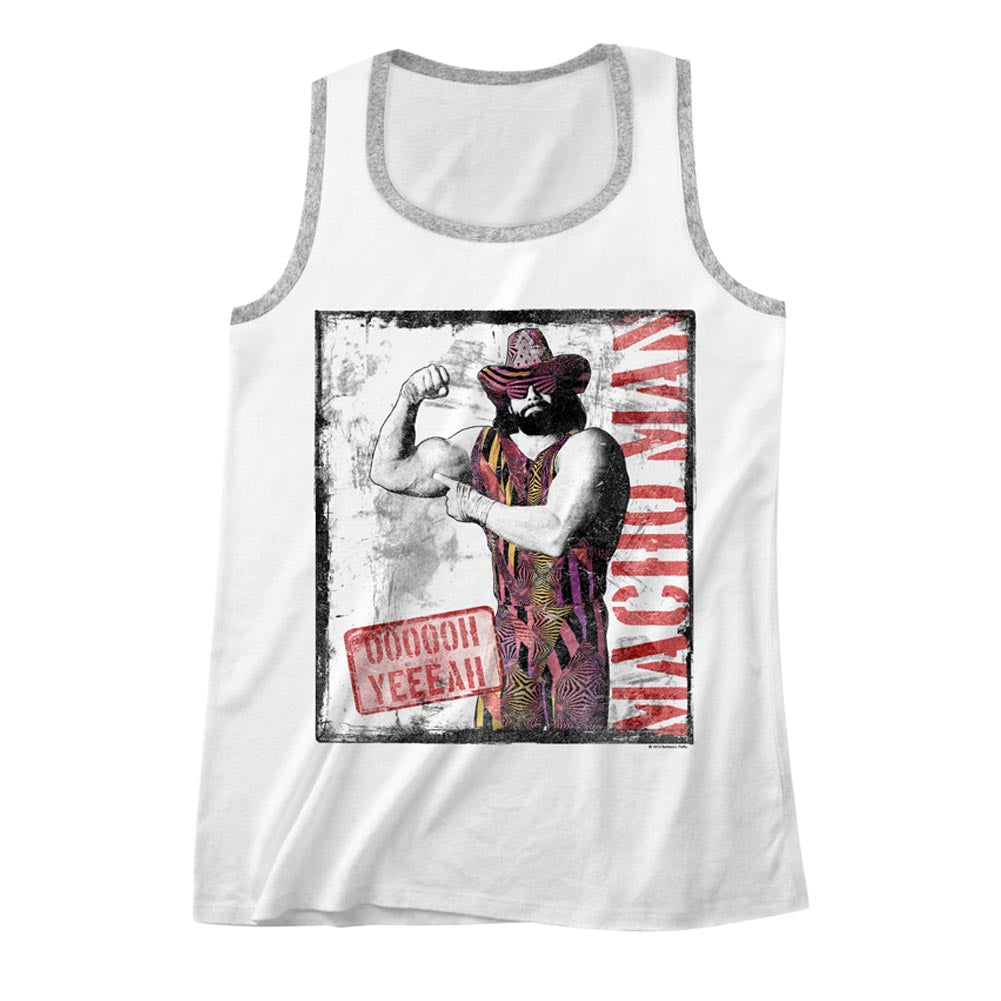 Macho Man Ooooh Yeeeah Men'S Tank W/Piping