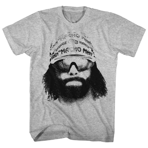 Macho Man Face Men'S T-Shirt