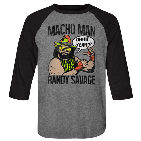 Macho Man Macho Men'S Raglan