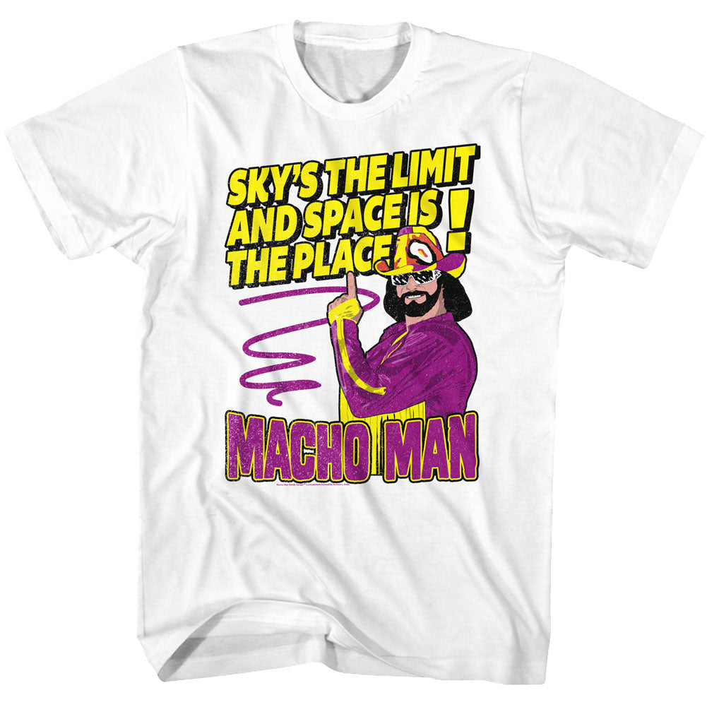 Macho Man Sky'S The Limit Men'S T-Shirt