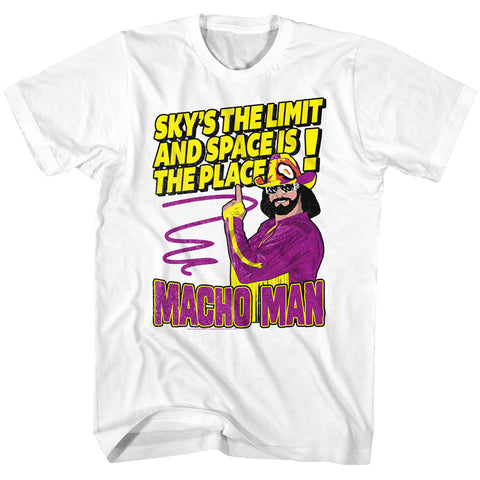 Macho Man Sky'S The Limit Men'S T-Shirt